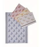 Zeilbootjes keukendoeken