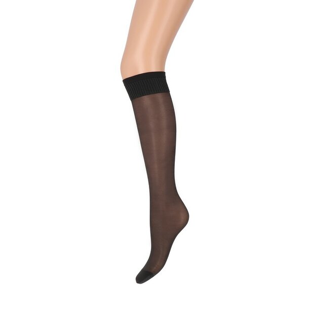 Panty Zijdeglans kniekousen