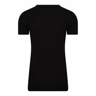 Beeren Heren M3000 Diepe V-hals T-shirt Extra Lang Zwart