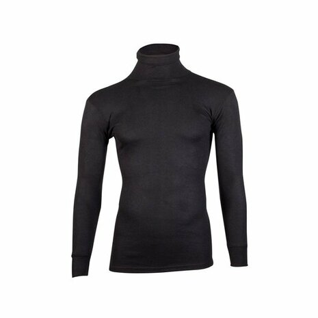 Beeren Unisex Thermo Colshirt Lange Mouw Zwart