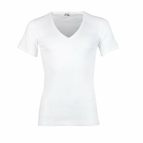 Beeren Heren M3000 T-shirt Diepe V-hals Wit