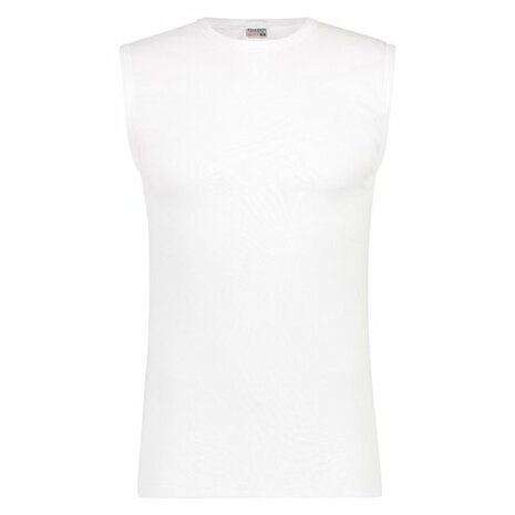 Beeren M3000 Heren Mouwloos Shirt Extra Lang Wit