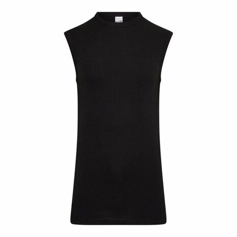 Beeren M3000 Heren Mouwloos Shirt Extra Lang Zwart