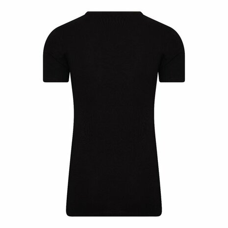 Beeren Heren M3000 Diepe V-hals T-shirt Extra Lang Zwart