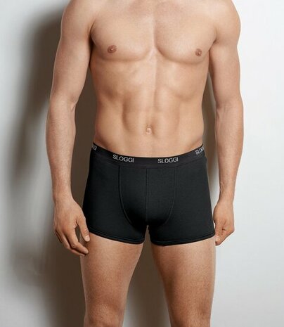 Sloggi Heren Basic Men short Zwart