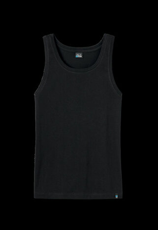 Schiesser Heren Hemd Zwart - Long Life Cotton