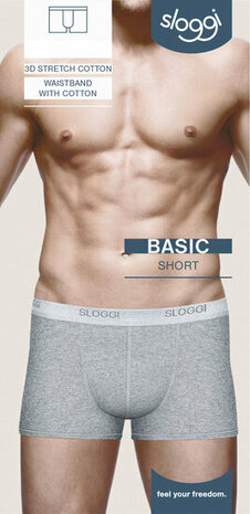 Sloggi Heren Basic Men short Grijs