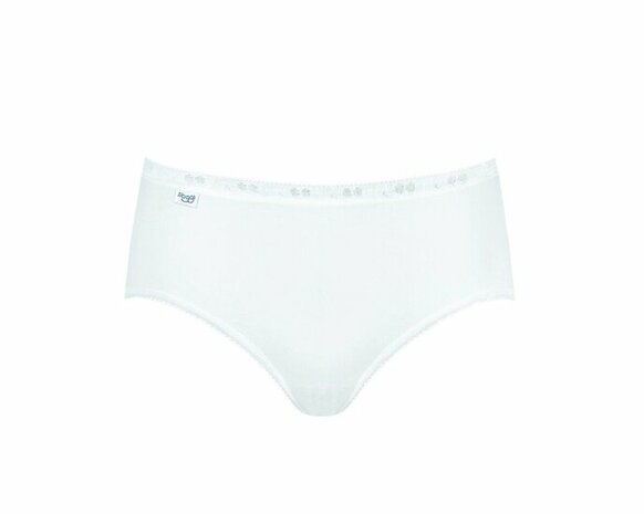Sloggi Dames Basic+ Midi Wit 4-pack