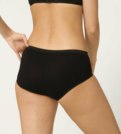 Sloggi Dames Basic+ Midi Zwart 4-pack