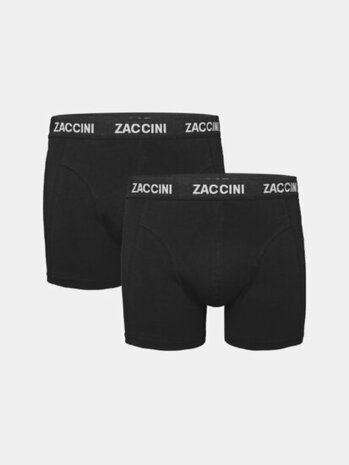 Zaccini 2- Pack Boxershorts Uni Black