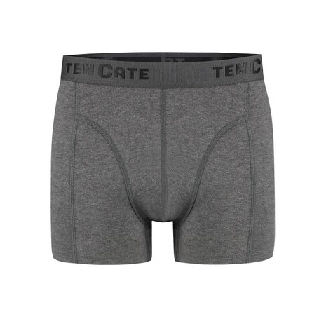 Ten Cate Heren Short 2-Pack - Antraciet Melange