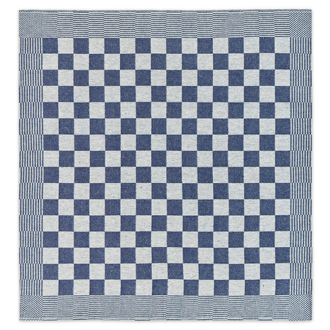 DDDDD theedoek  barbeq 65 x 65 blue