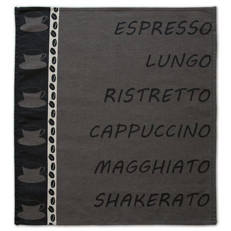 DDDDD theedoek ristretto 60 x 65 anthracite