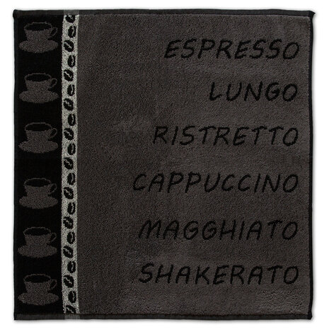 DDDDD keukendoek ristretto 50 x 55 anthracite