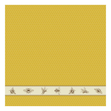 DDDDD theedoek bees  60x65 yellow