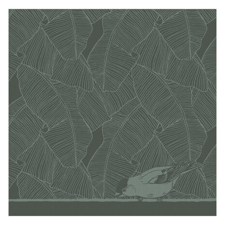 DDDDD theedoek birdy  60x65 green