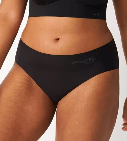 Sloggi Dames Zero Feel 2.0. Hipster Zwart