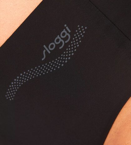 Sloggi Dames Zero Feel 2.0. Hipster Zwart