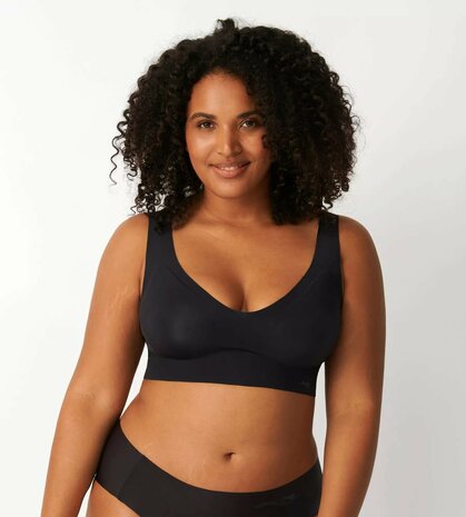 Sloggi Dames Zero Feel 2.0. Bralette Zwart