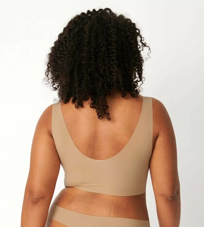 Sloggi Dames Zero Feel 2.0. Top Cognac