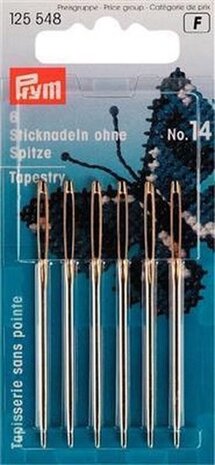Prym Borduurnaalden Zonder Punt no14-6 stuks