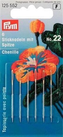 Prym Borduurnaalden Met Punt no22-6 stuks