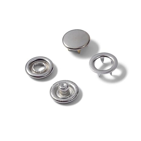 Prym Dichte Drukknoop Navulling 10mm Zilver-20 stuks
