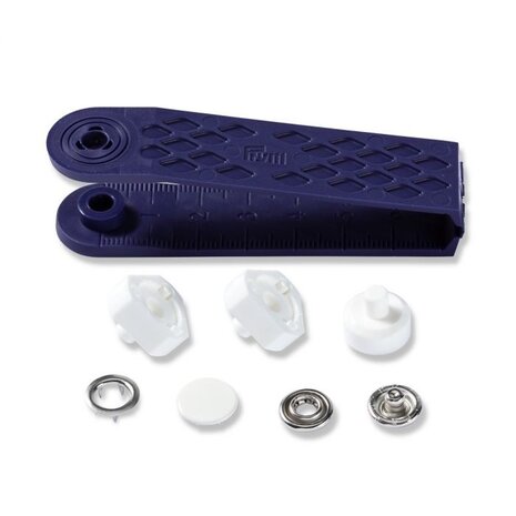 Prym Naaivrijdrukknopen ANORAK MS kap gelakt wit 15 mm