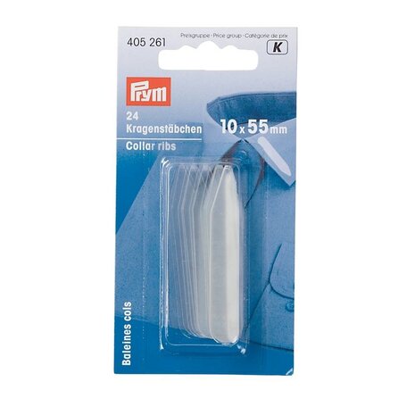 Prym Kraagbaleinen Transparant 10 x 55 mm