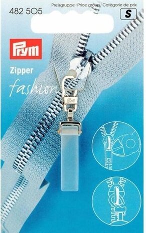 Fashion-Zipper Crystal transparant mat
