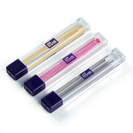Prym Vervangstiften voor vulpotlood Geel/Zwart/Fuchsia