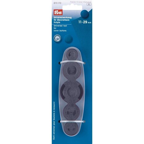 Prym Universele matrijs voor stofknopen met de maten 11-29mm
