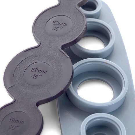 Prym Universele matrijs voor stofknopen met de maten 11-29mm