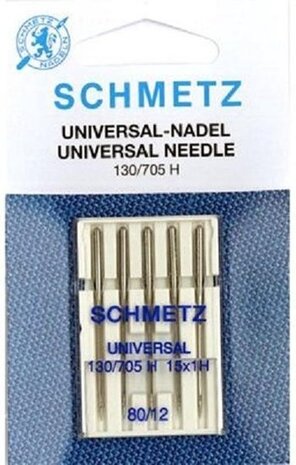 Naaimachinenaalden Schmetz universeel 5 stuks  130/705 H  80/12
