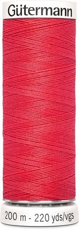 G&uuml;termann Naaigaren - Rood - Nr 16 - 200 meter