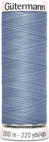 G&uuml;termann Naaigaren - Blauw - Nr 64 - 200 meter