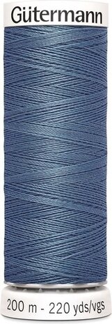 G&uuml;termann Naaigaren - Blauw - Nr 76 - 200 meter