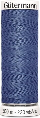 G&uuml;termann Naaigaren - Blauw - Nr 112 - 200 meter