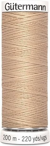 G&uuml;termann Naaigaren - Beige - Nr 170 - 200 meter