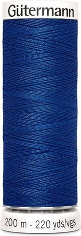 G&uuml;termann Naaigaren - Blauw - Nr 214 - 200 meter