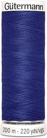 G&uuml;termann Naaigaren - Blauw - Nr 218 - 200 meter