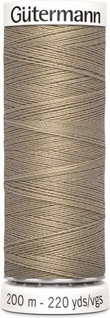 G&uuml;termann Naaigaren - Beige - Nr 263 - 200 meter