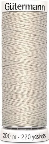 G&uuml;termann Naaigaren - Beige- Nr 299 - 200 meter