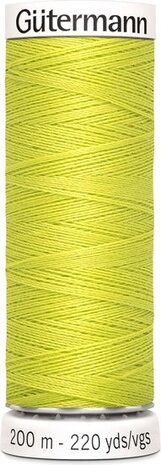 G&uuml;termann Naaigaren - Groen - Nr 334 - 200 meter
