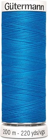 G&uuml;termann Naaigaren - Blauw - Nr 386 - 200 meter