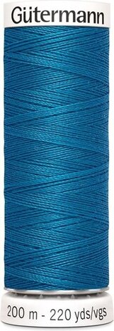 G&uuml;termann Naaigaren - Blauw - Nr 482 - 200 meter