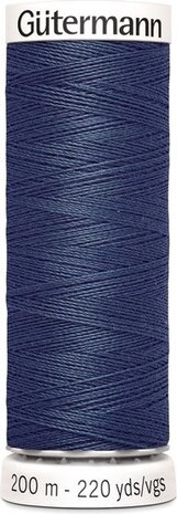 G&uuml;termann Naaigaren - Blauw - Nr 593 - 200 meter