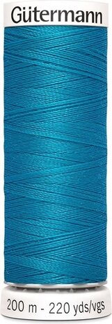 G&uuml;termann Naaigaren - Blauw - Nr 761 - 200 meter