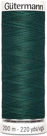 G&uuml;termann Naaigaren - Groen - Nr 869 - 200 meter
