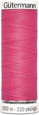 G&uuml;termann Naaigaren - Roze - Nr 890 - 200 meter